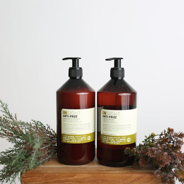 Anti-frizz hair care routine bundle مجموعه عنايه الشعر و معالجه التجاعيد